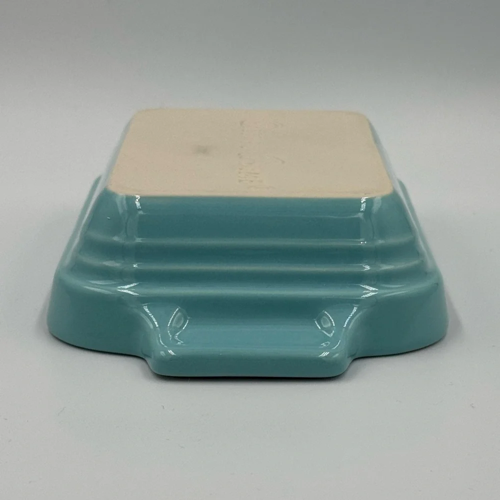 Olive & Thyme And Well Equipped Kitchen Teal Rectangular Stoneware Baking Dish